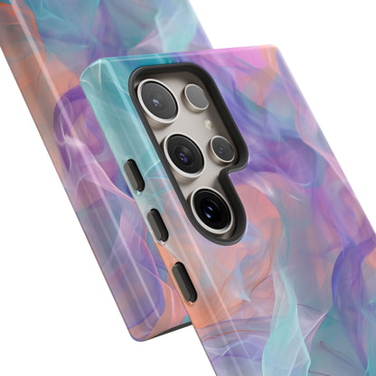 Dreamy Teal Flow - Tough Samsung S24 Phone Case