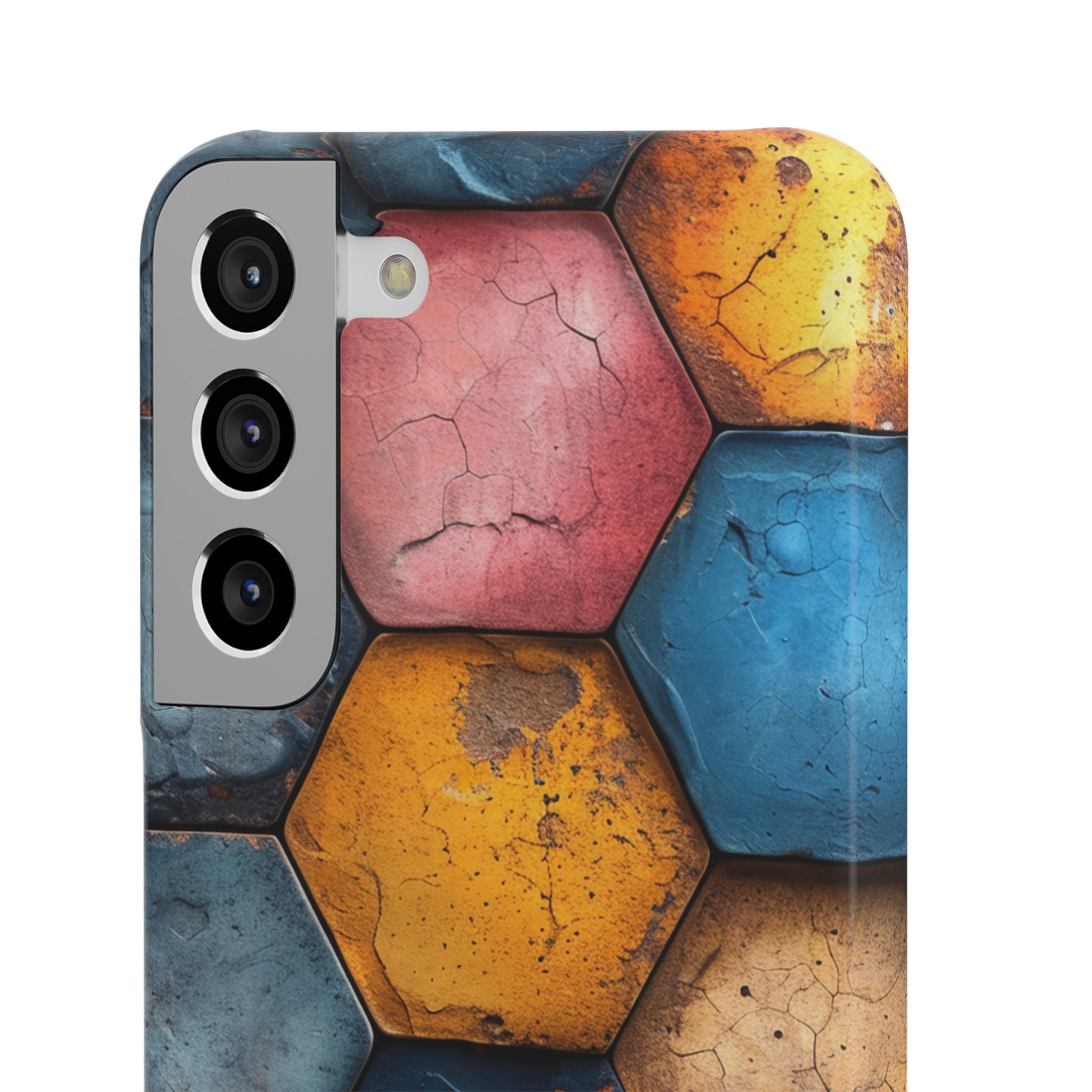 Rustic Geometric Tiles - Slim Samsung S22 Phone Case