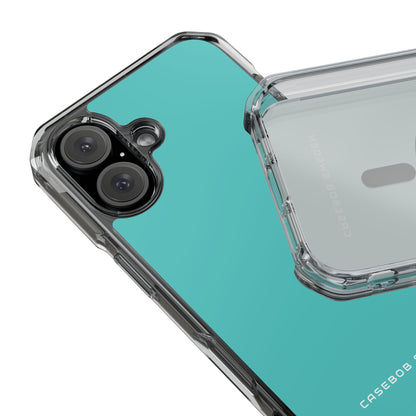 Medium Turquoise iPhone 16 - Clear Impact Phone Case