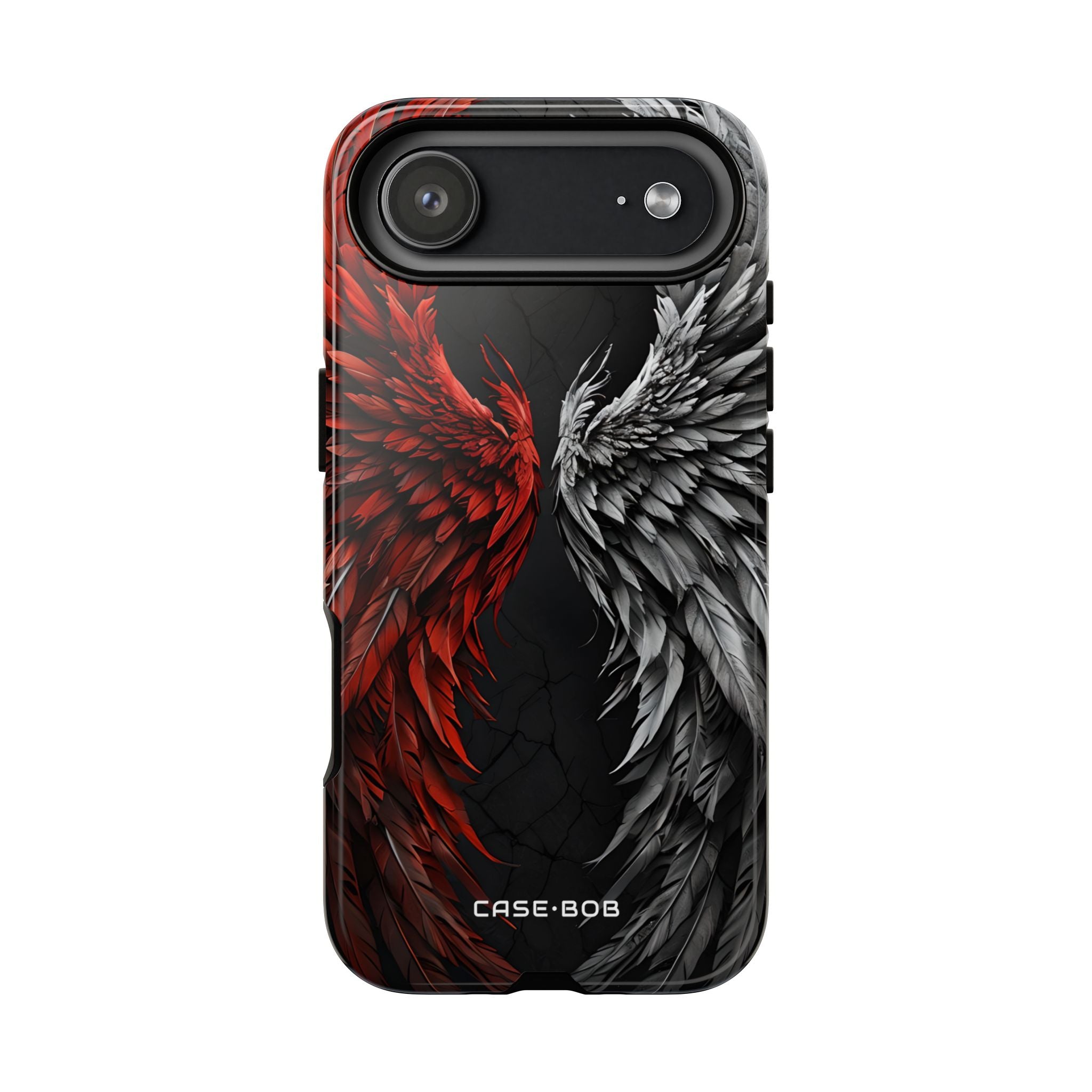Crimson White Wings iPhone 17 Air Case - Tough