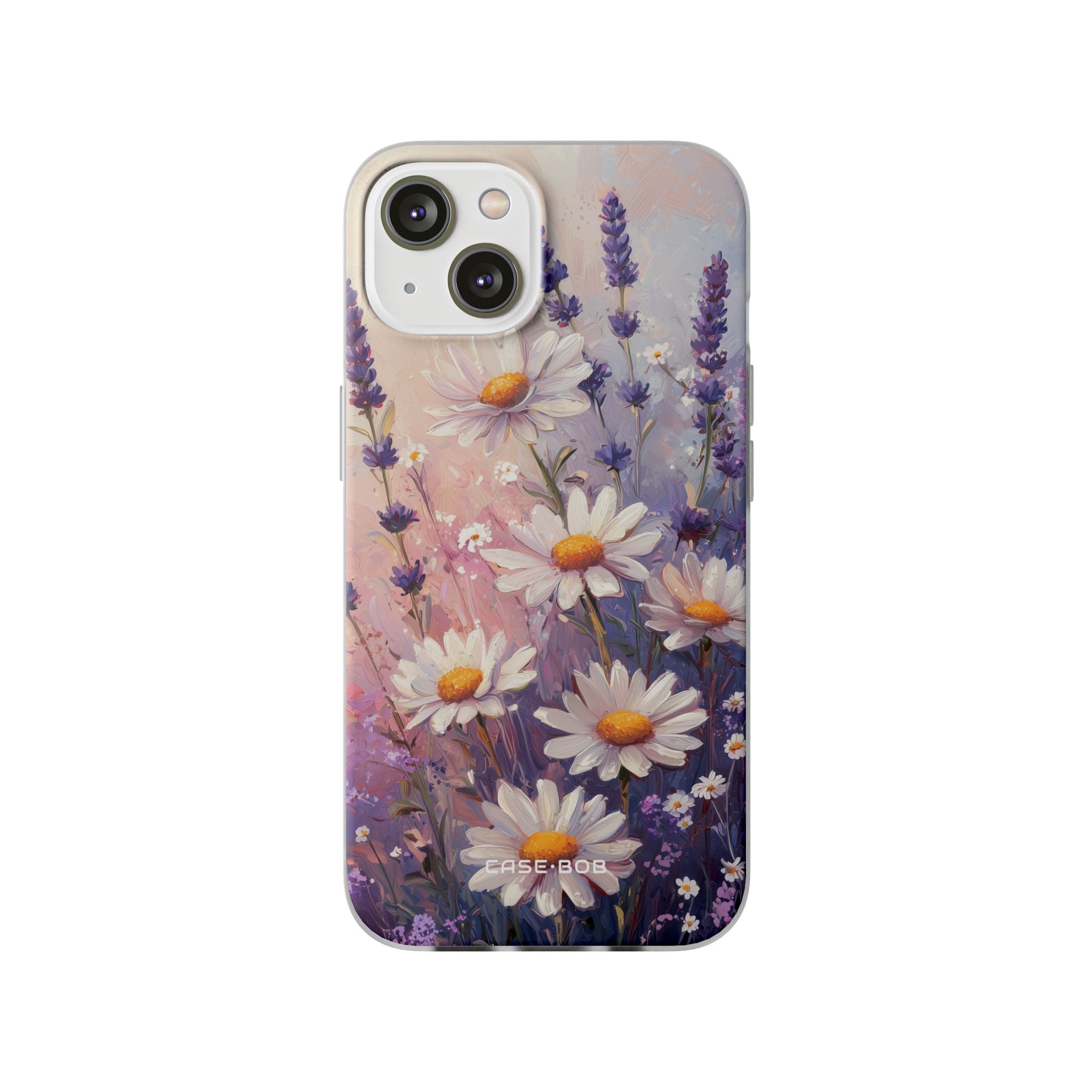 Daisy Lavender Bloom iPhone 14 Case - Soft