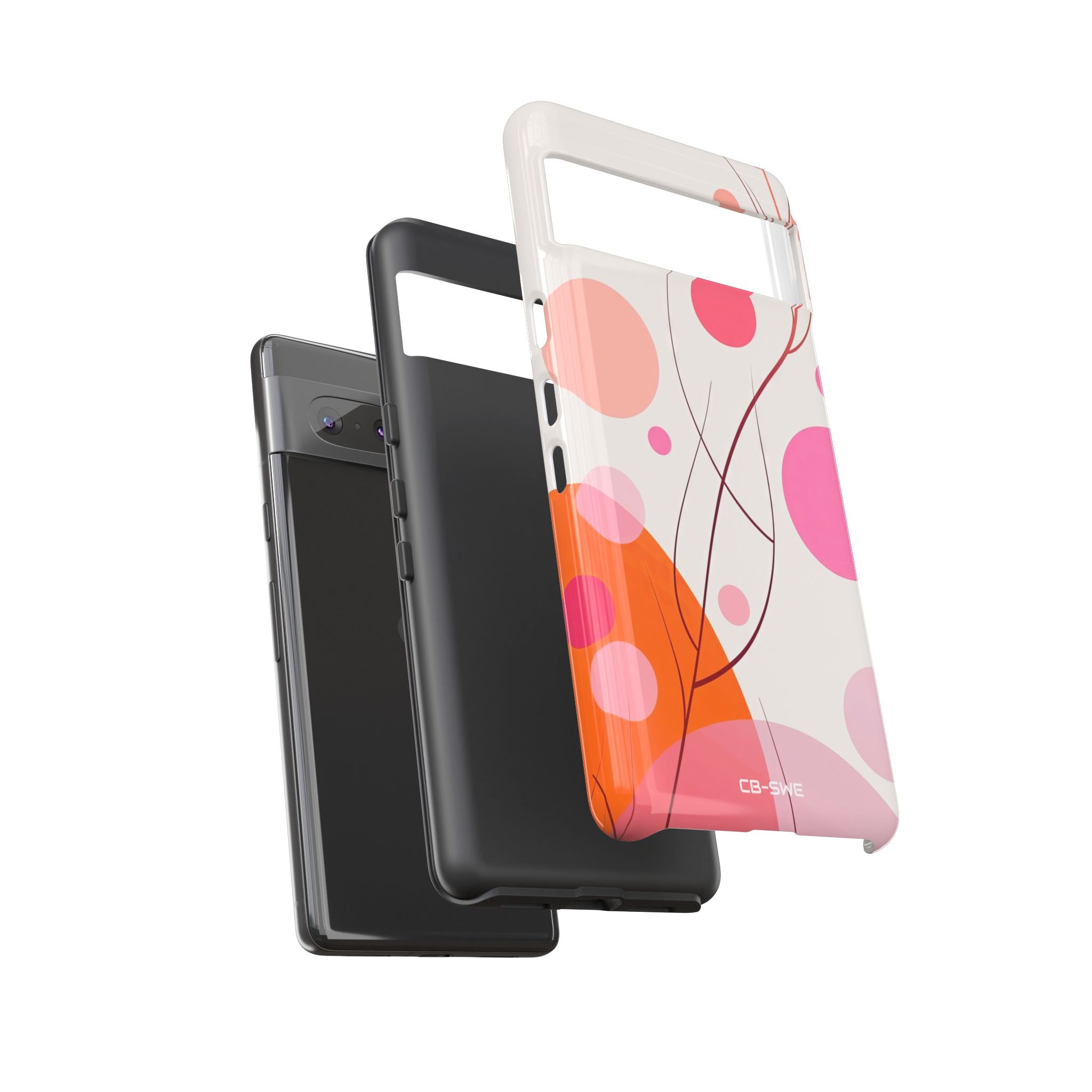 Circles Embrace Lines - Google Pixel Case