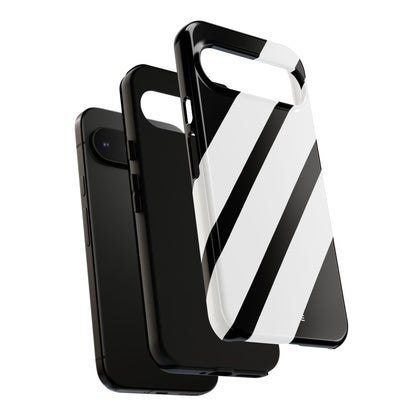 Monochrome Diagonal Symmetry - Google Pixel Case