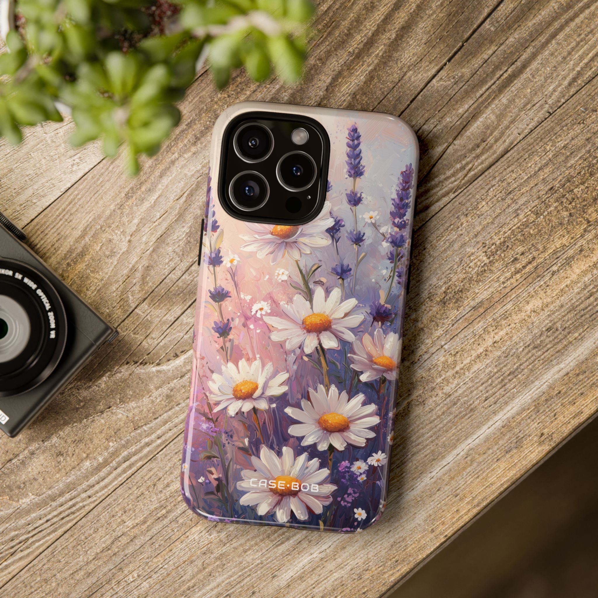 Daisy Lavender Bloom iPhone 16 Pro Max Case - Tough