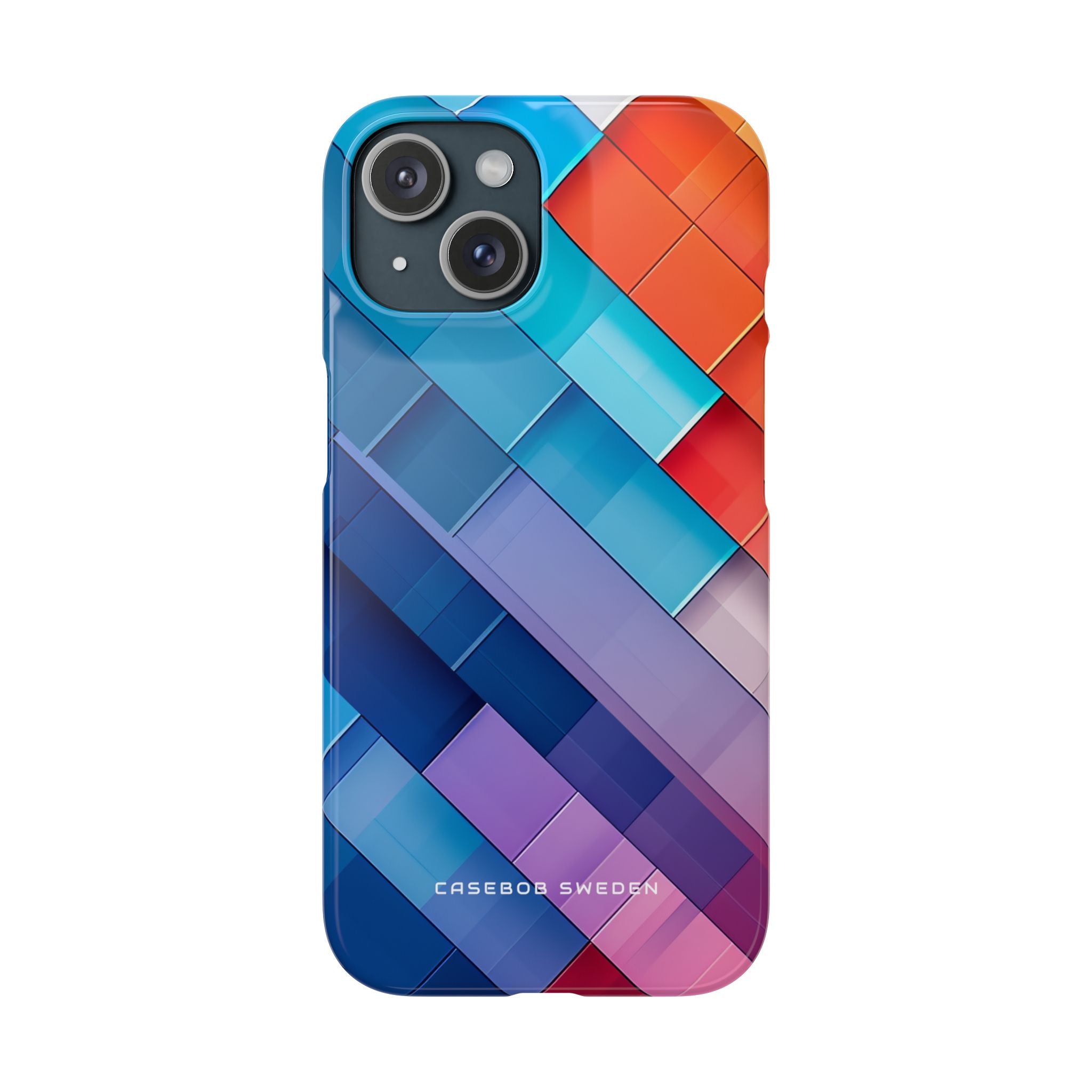 Vibrant GeoFlow iPhone 15 - Slim Phone Case