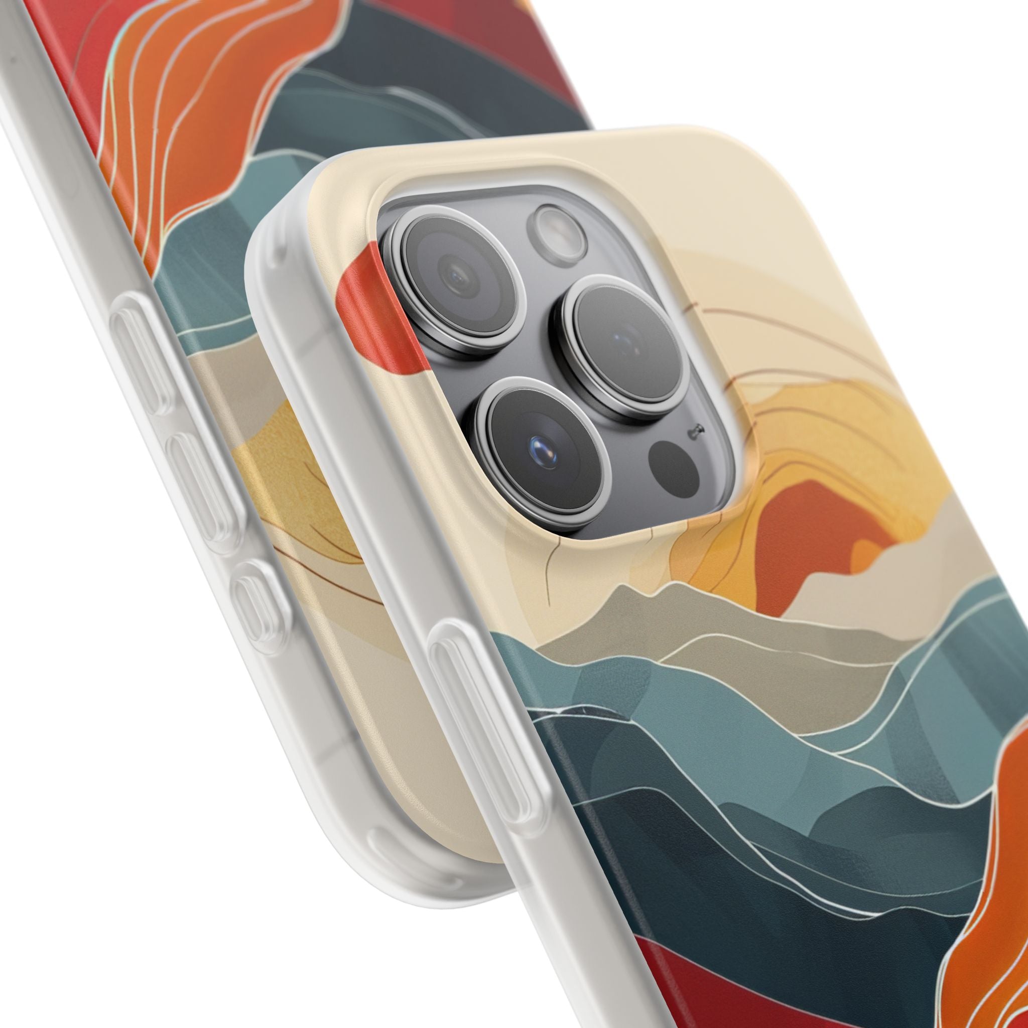 Sunset Waves | Flexible Phone Case for iPhone