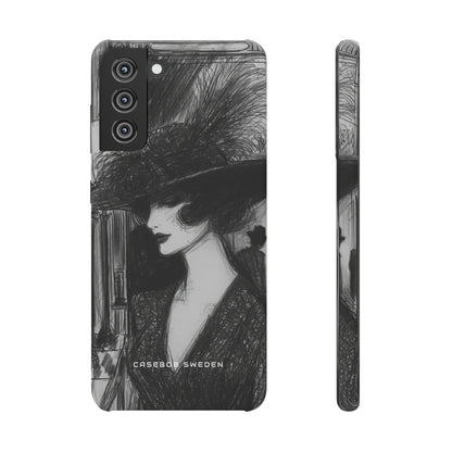 Timeless Elegance in Monochrome Samsung S21 - Slim Phone Case