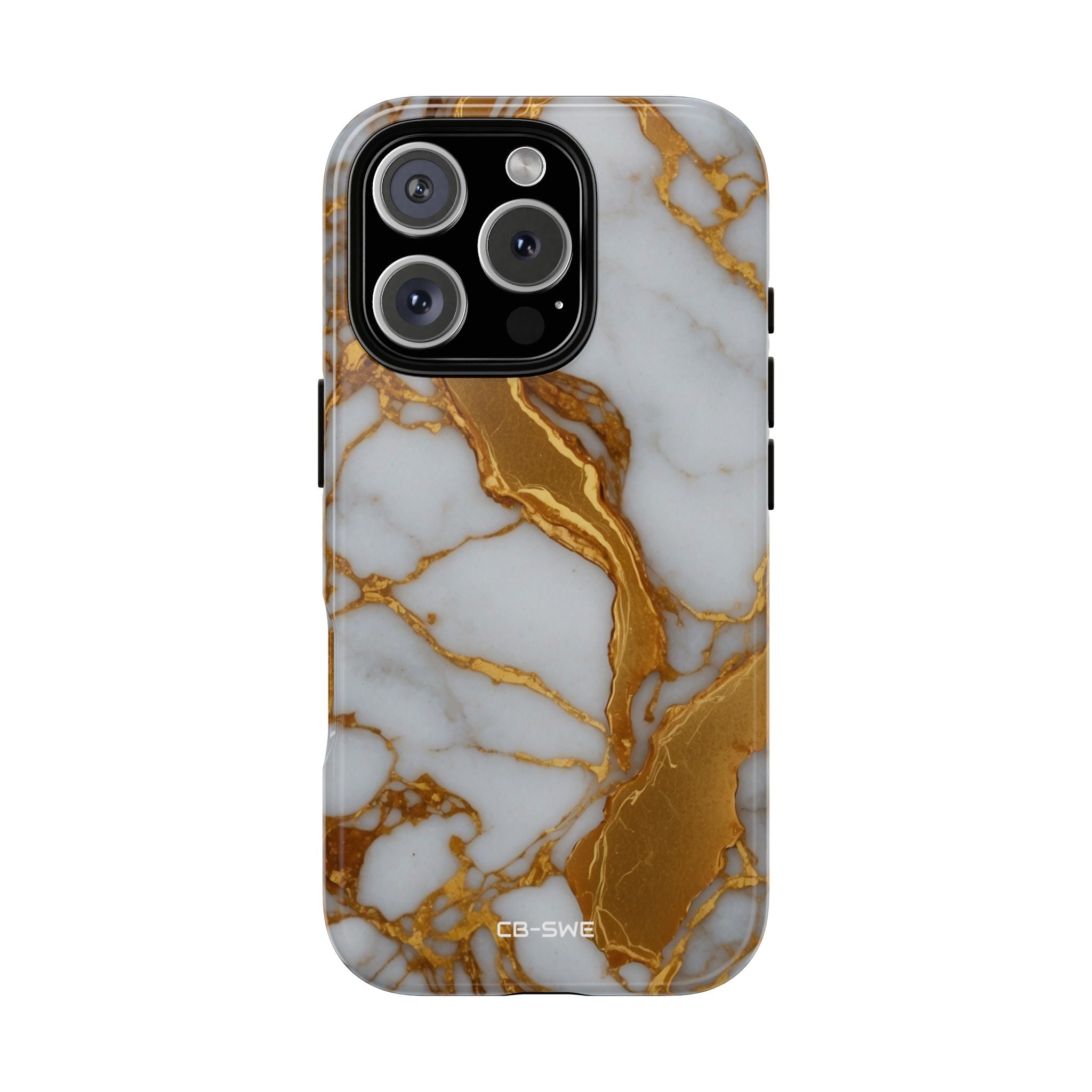 Golden Veins Flow - iPhone Case