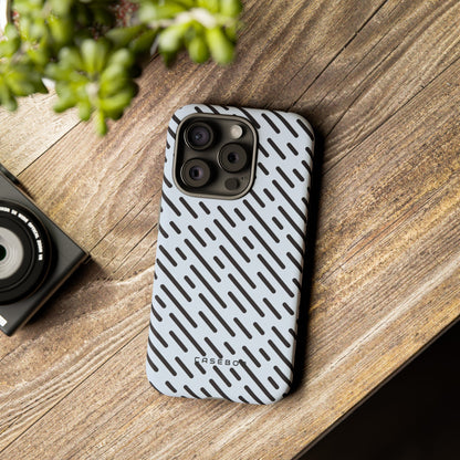 Monochrome Dash - Protective Phone Case