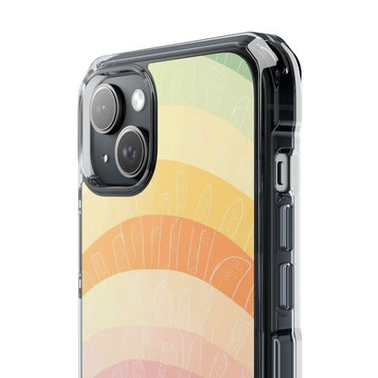 Pastel Rainbow Bands iPhone 15 Plus Case - Impact