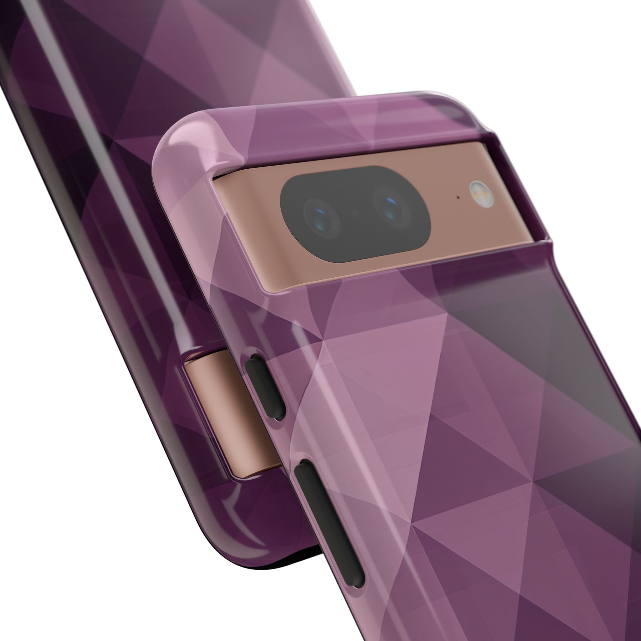 Gradient Purple Mosaic Google Pixel 8 - Tough Phone Case