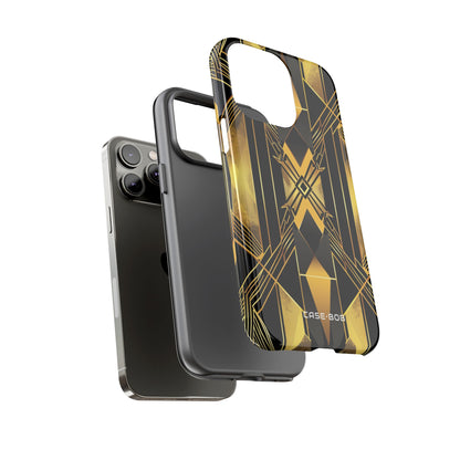 Golden Diamond Radiance iPhone 14 Pro Max Case - Tough