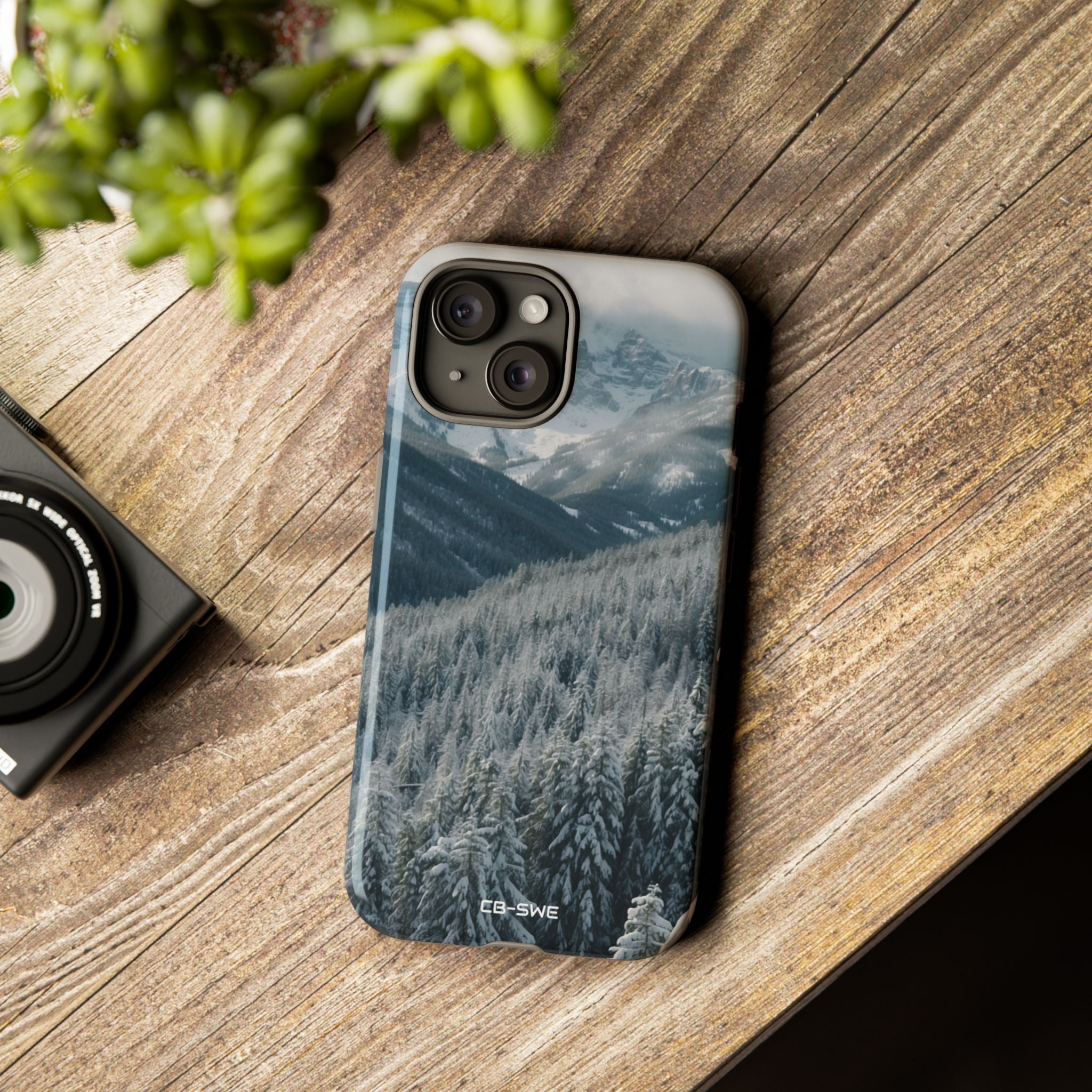 Snow Covers Peaks - iPhone Case