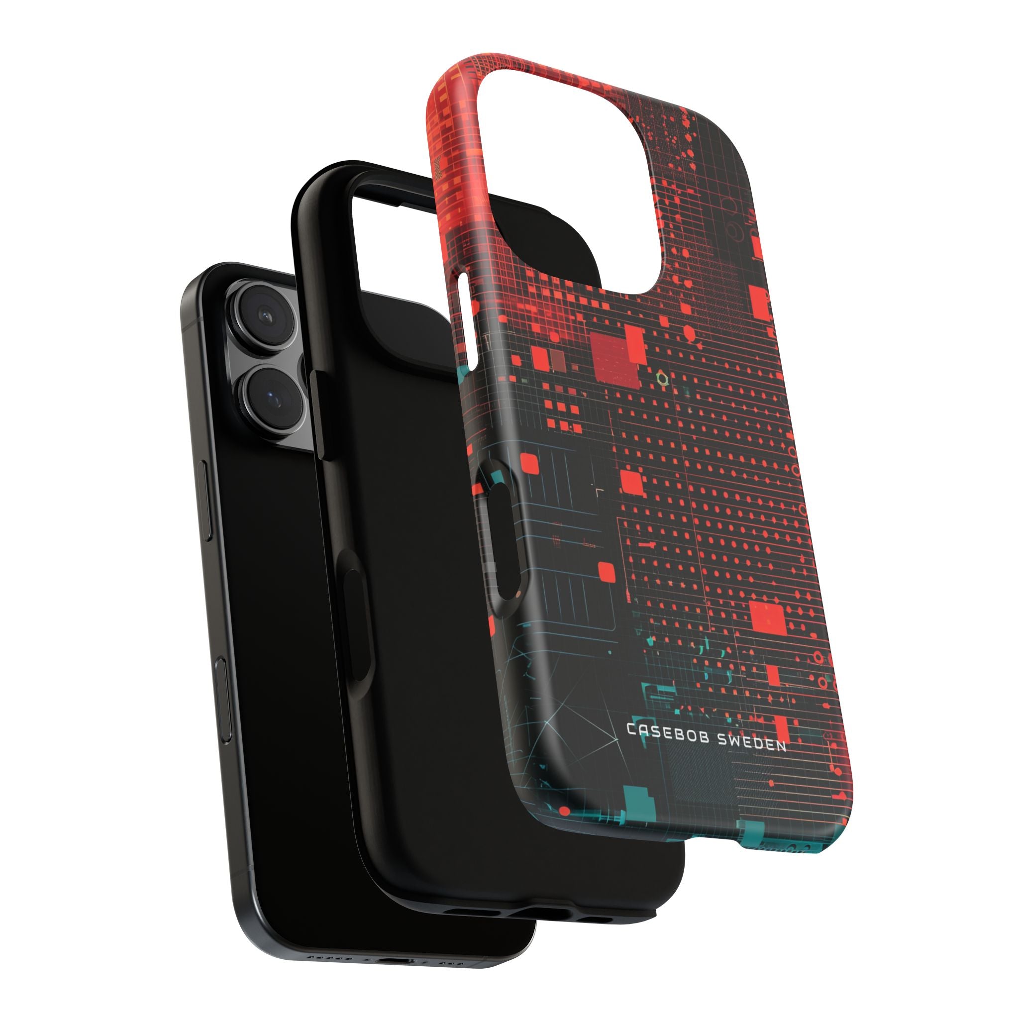 Gradient CyberFlux iPhone 16 - Tough Phone Case