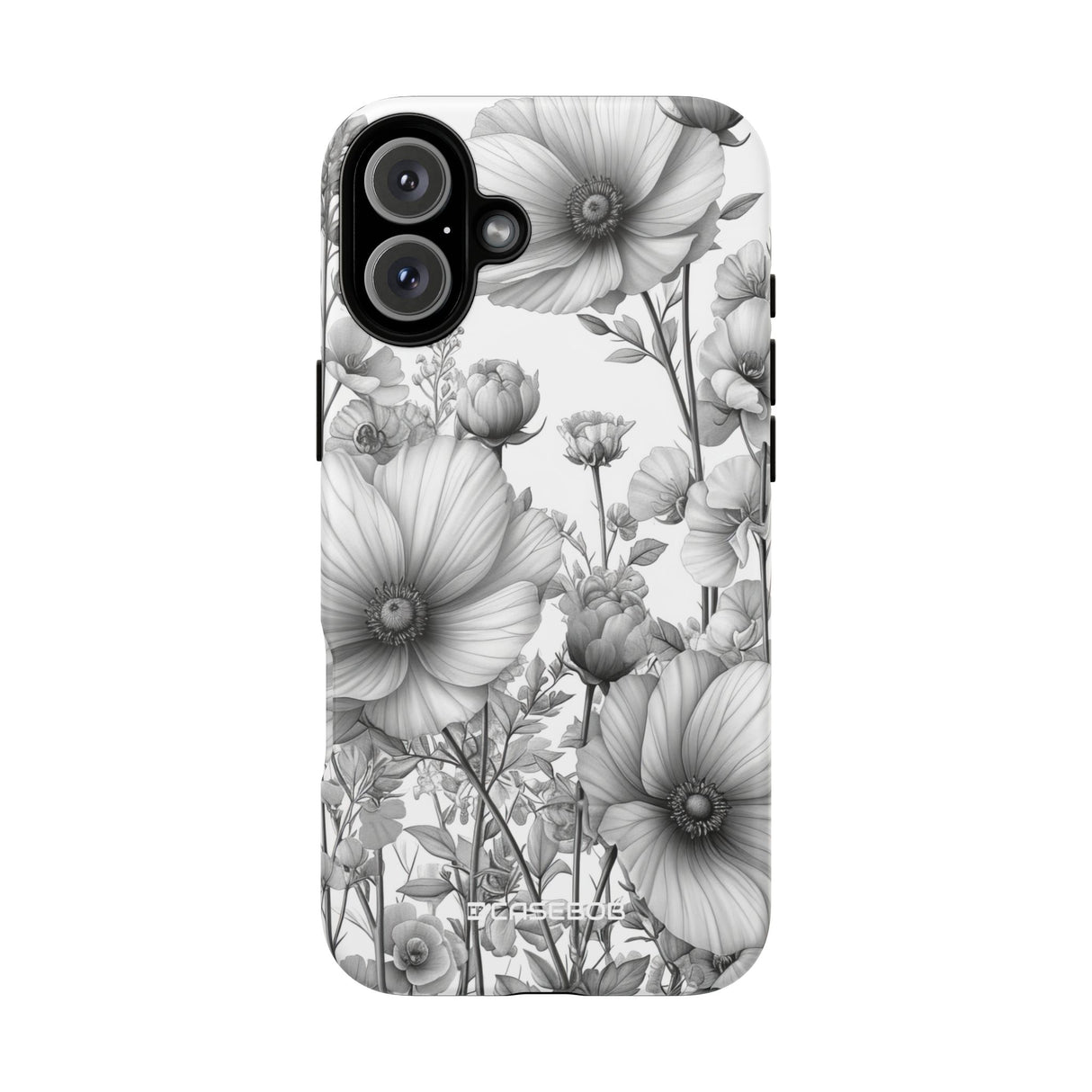 Grayscale Botanical Elegance - for iPhone 16