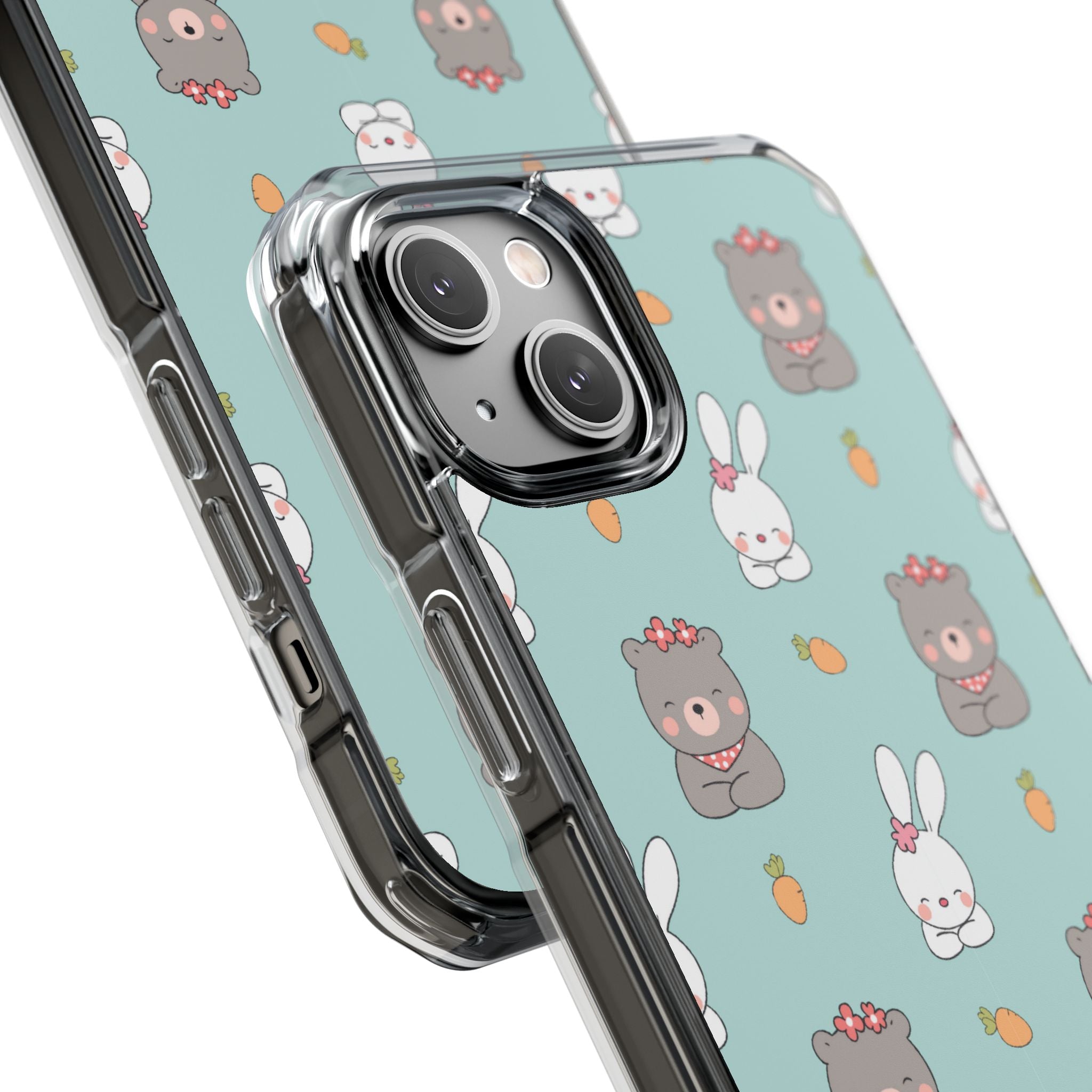 Bunnies Gather Carrots iPhone Case - Impact