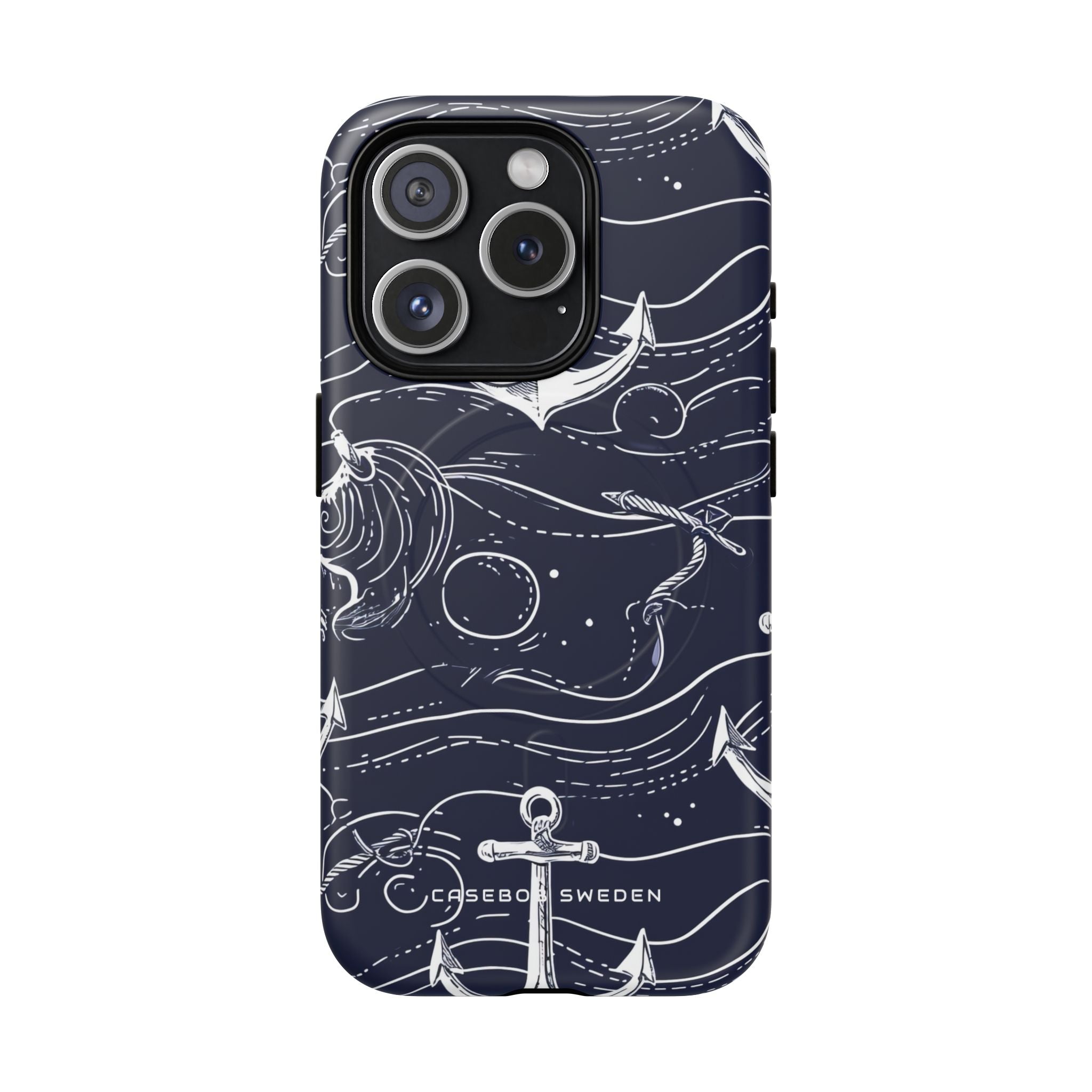 Gradient Anchorflow Waves iPhone 15 | Tough+ Phone Case