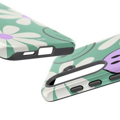 Playful Retro Blooms - Samsung Case