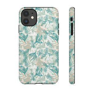 Light Green Leaf - Protective Phone Case