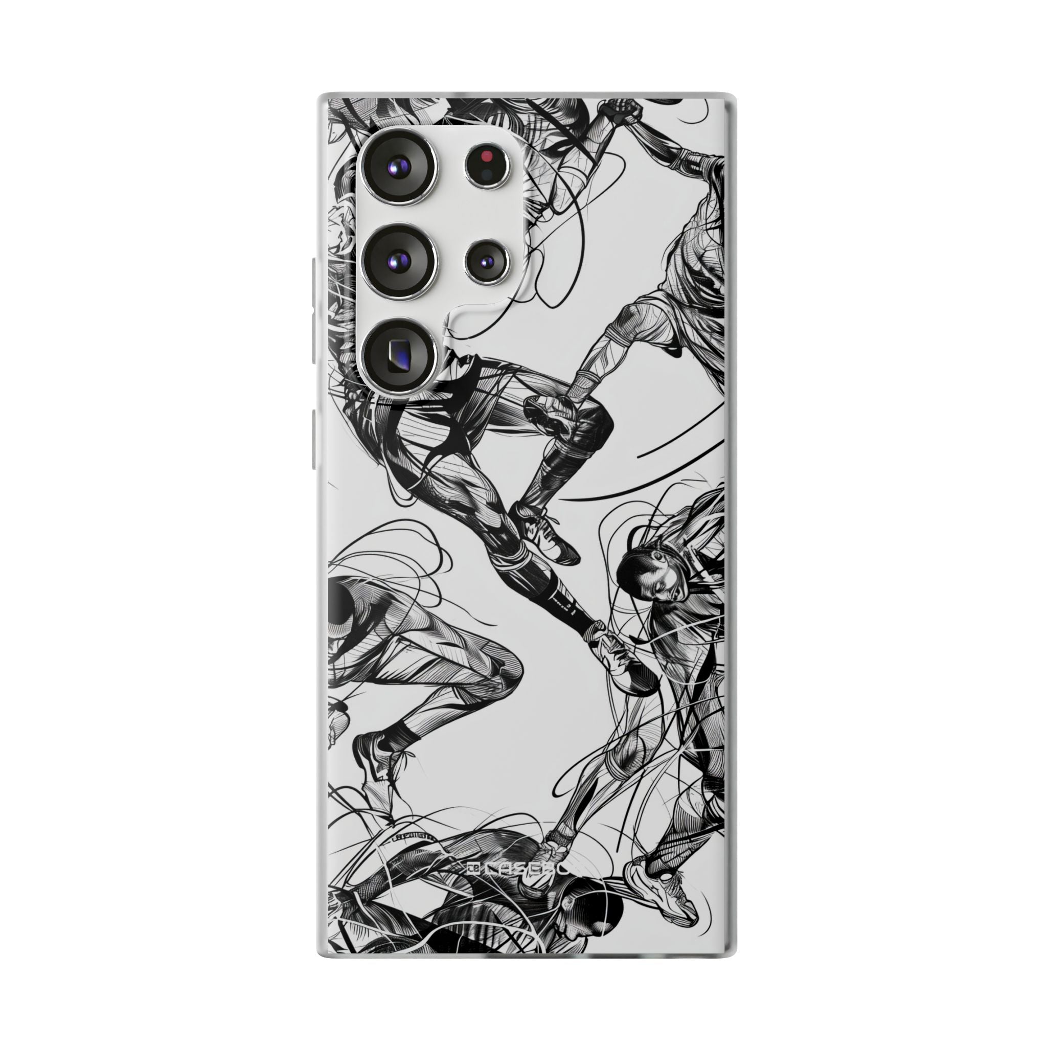 Dynamic Athletic Surrealism | Flexible Phone Case for Samsung Galaxy