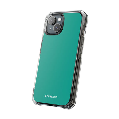 Persian Green - Clear Impact Case for iPhone