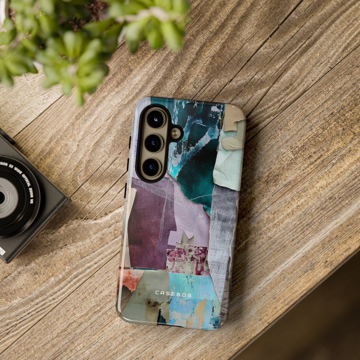 Textured Fabric Fusion - Protective Phone Case