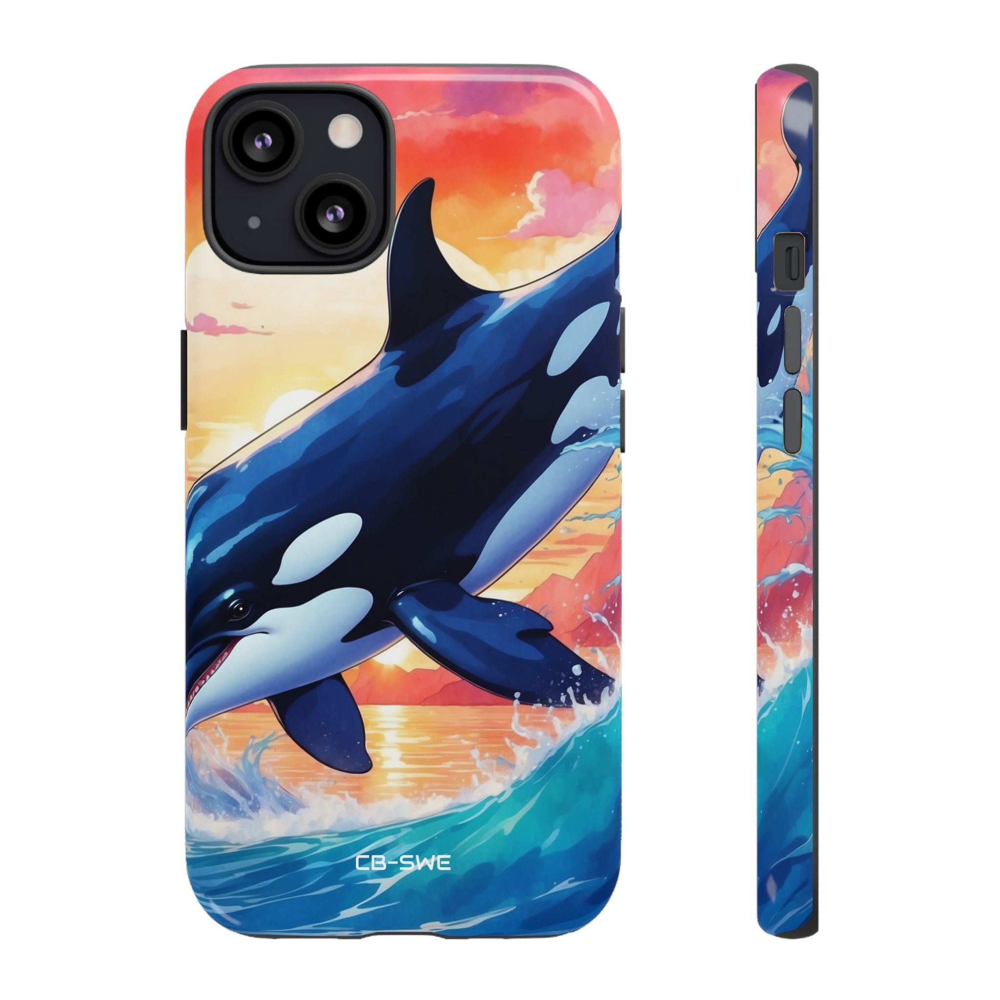Orca Leaps Joyfully - iPhone Case