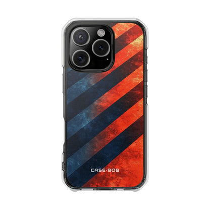 Diagonal Stripes Blaze iPhone 16 Pro Case - Impact