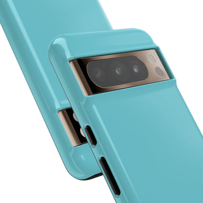 Cyan Blue - Protective Phone Case - Protective Phone Case