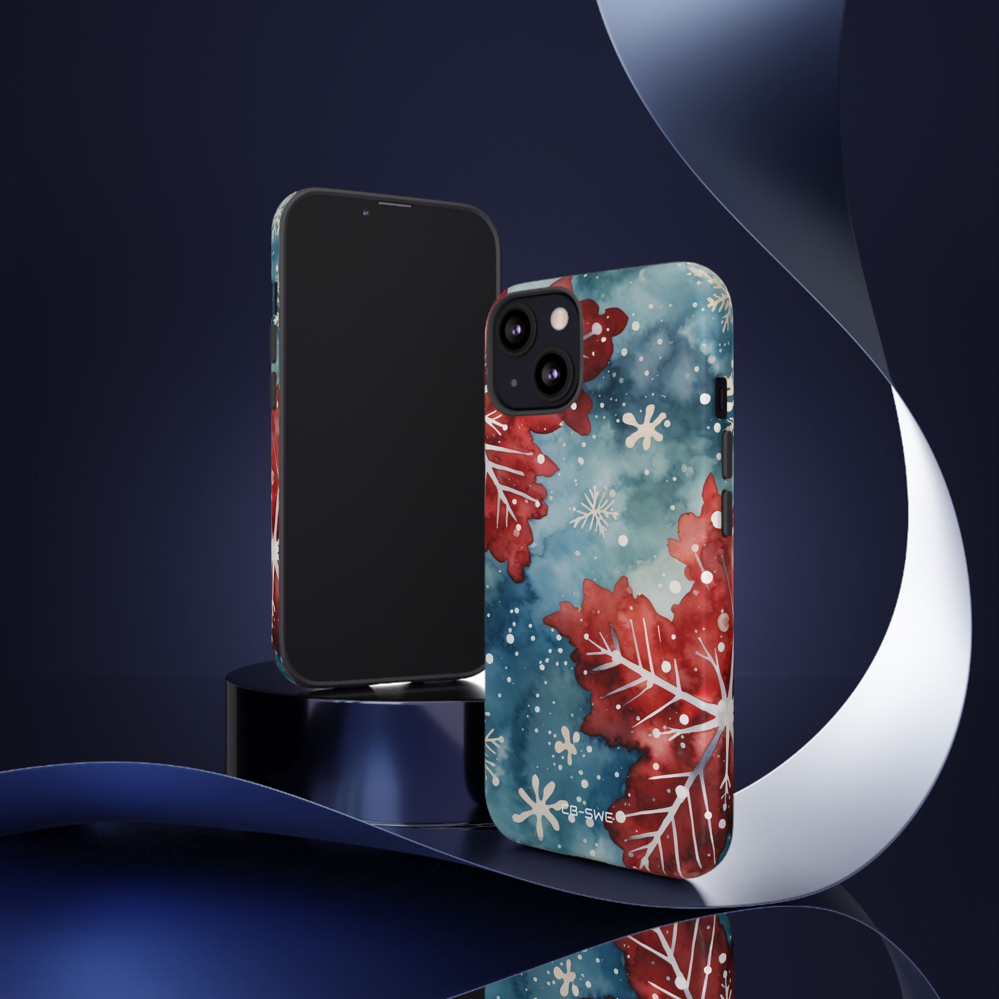 Winter Leaves Dance - iPhone Case