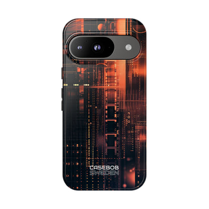Neon Circuit Dreams Google Pixel 9 - Tough