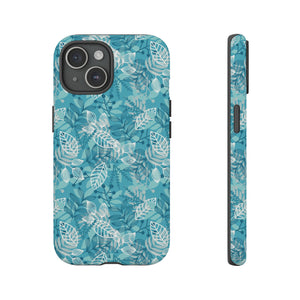 Spring Blue Leaf - Protective Phone Case