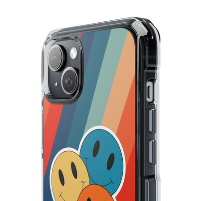 Retro Smiley Harmony iPhone Case - Impact