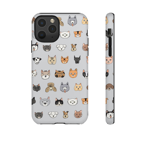 Cats n Dogs Pattern iPhone Case (Protective) iPhone 11 Pro Matte Phone Case