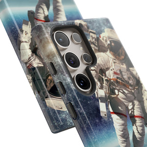 Astronaut in outer space - Protective Phone Case