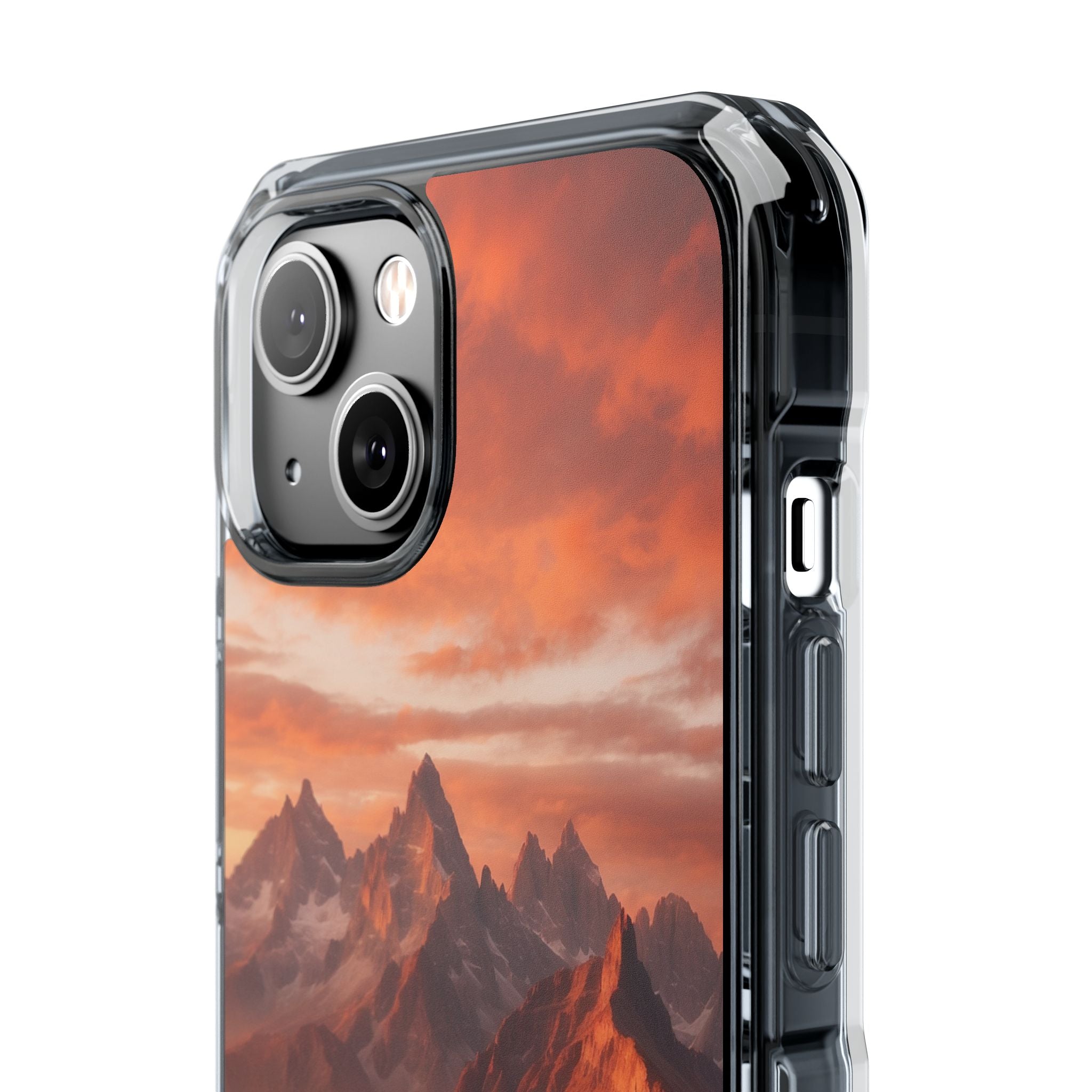 Mountain Peaks Glowing iPhone Case - Impact