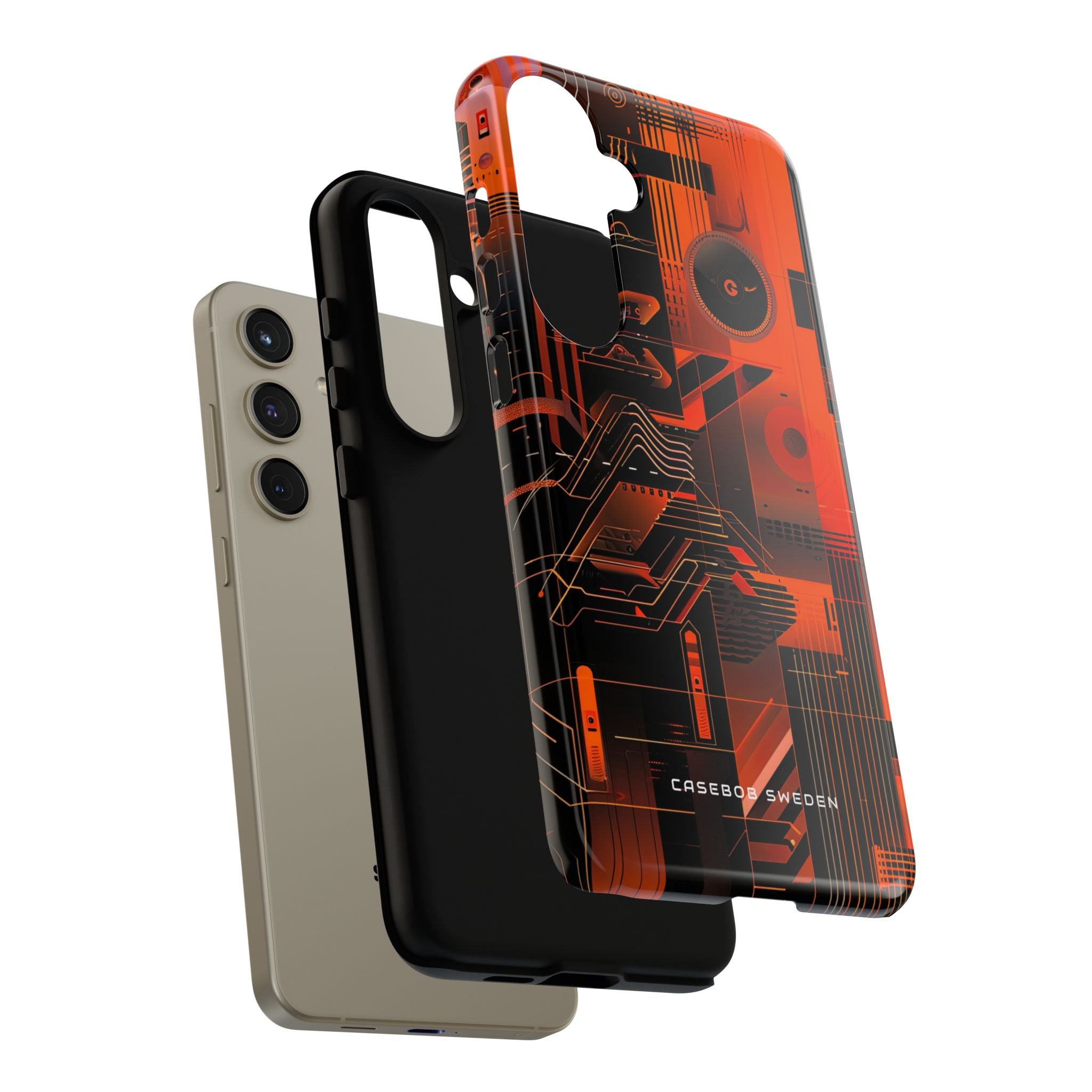 Gradient Circuitburst Samsung S24 - Tough Phone Case