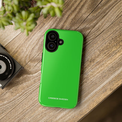 Lime Green - Tough iPhone 16 Phone Case