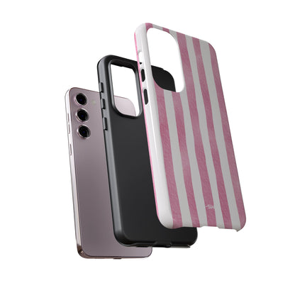 Pink Watercolor Stripes - Samsung Case
