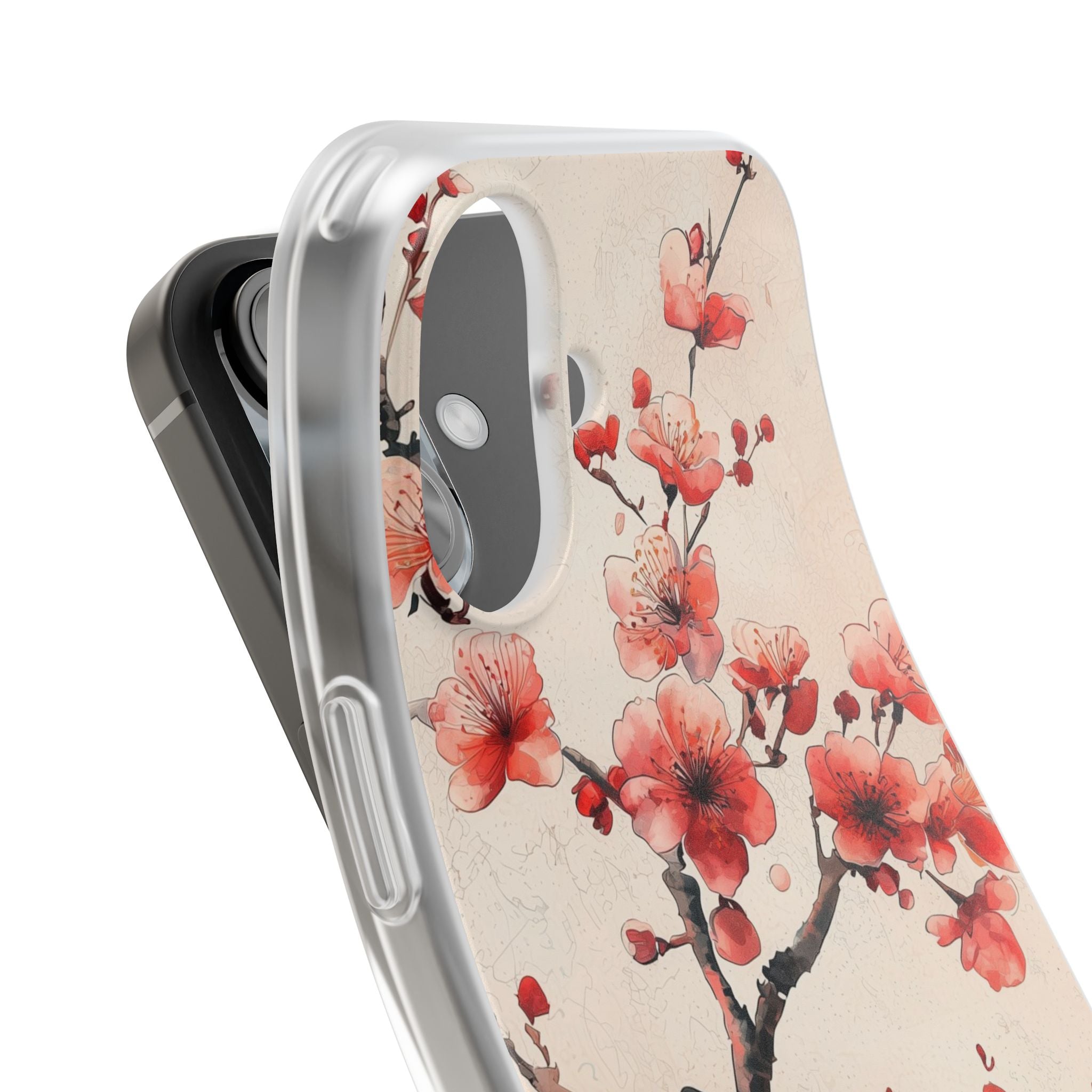 Blossom Shadow iPhone 16 Case - Soft
