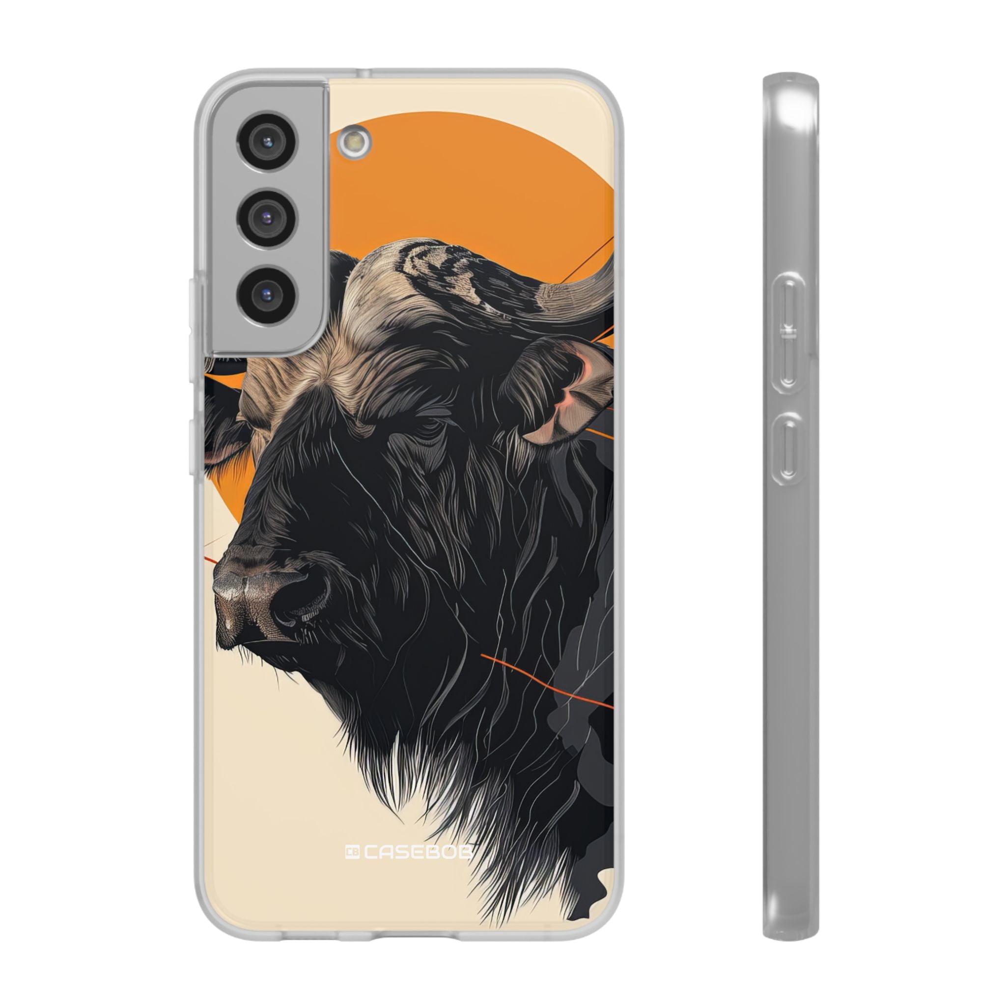 Majestic Buffalo Sun | Flexible Phone Case for Samsung Galaxy