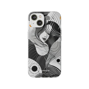 Fluid Noir Rhythm | Flexible Phone Case for iPhone