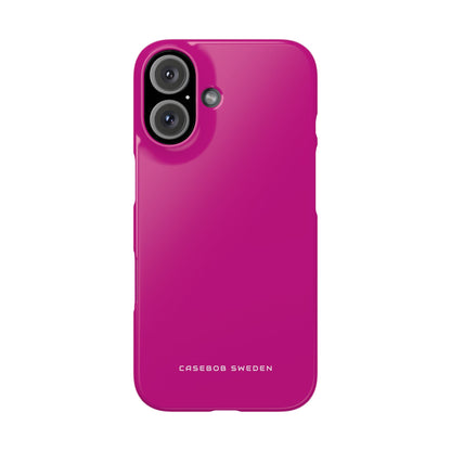 Medium Violet Red iPhone 16 - Slim Phone Case