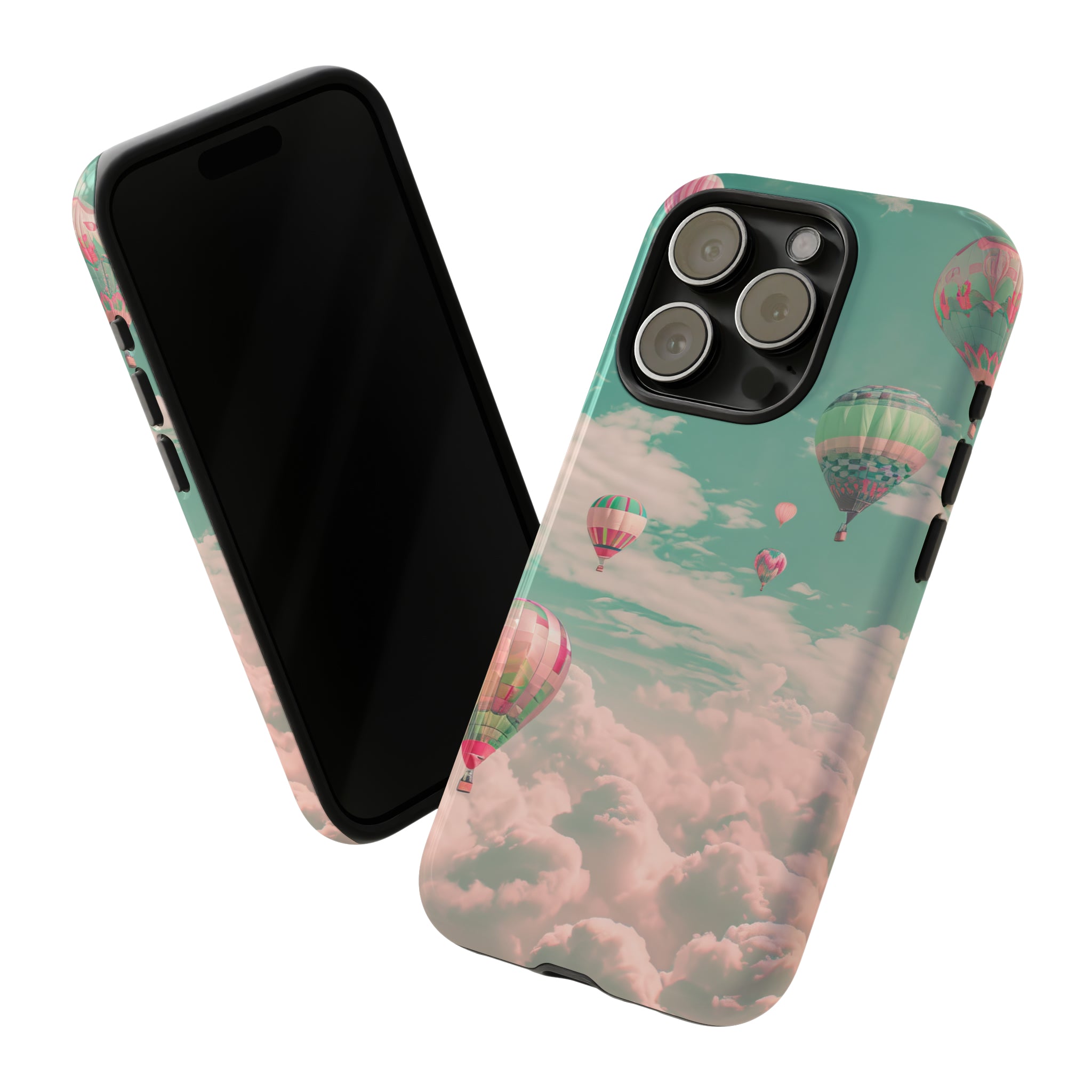 Skyward Balloons: Pastel Journey - Protective Phone Case