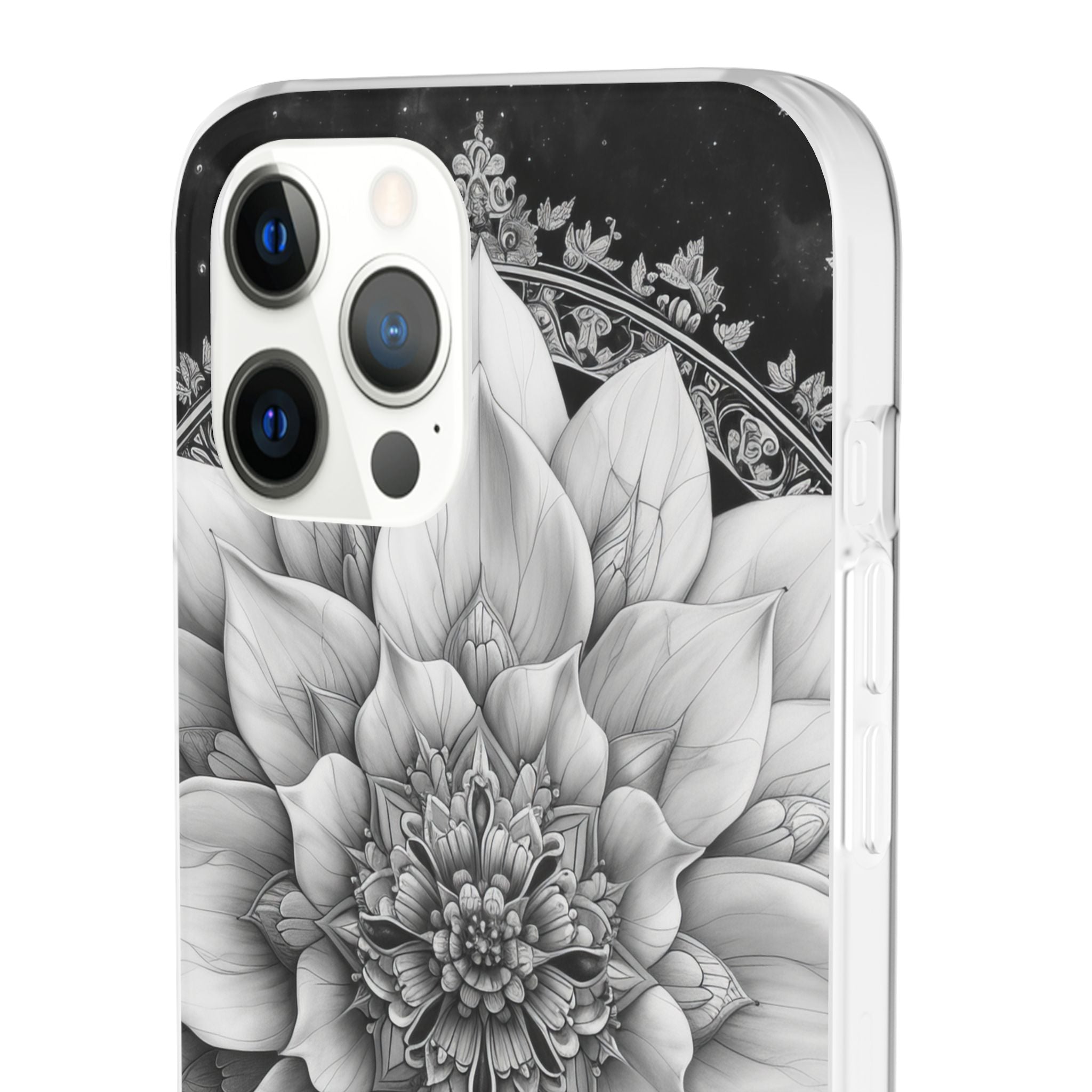 Celestial Mandala Harmony | Flexible Phone Case for iPhone