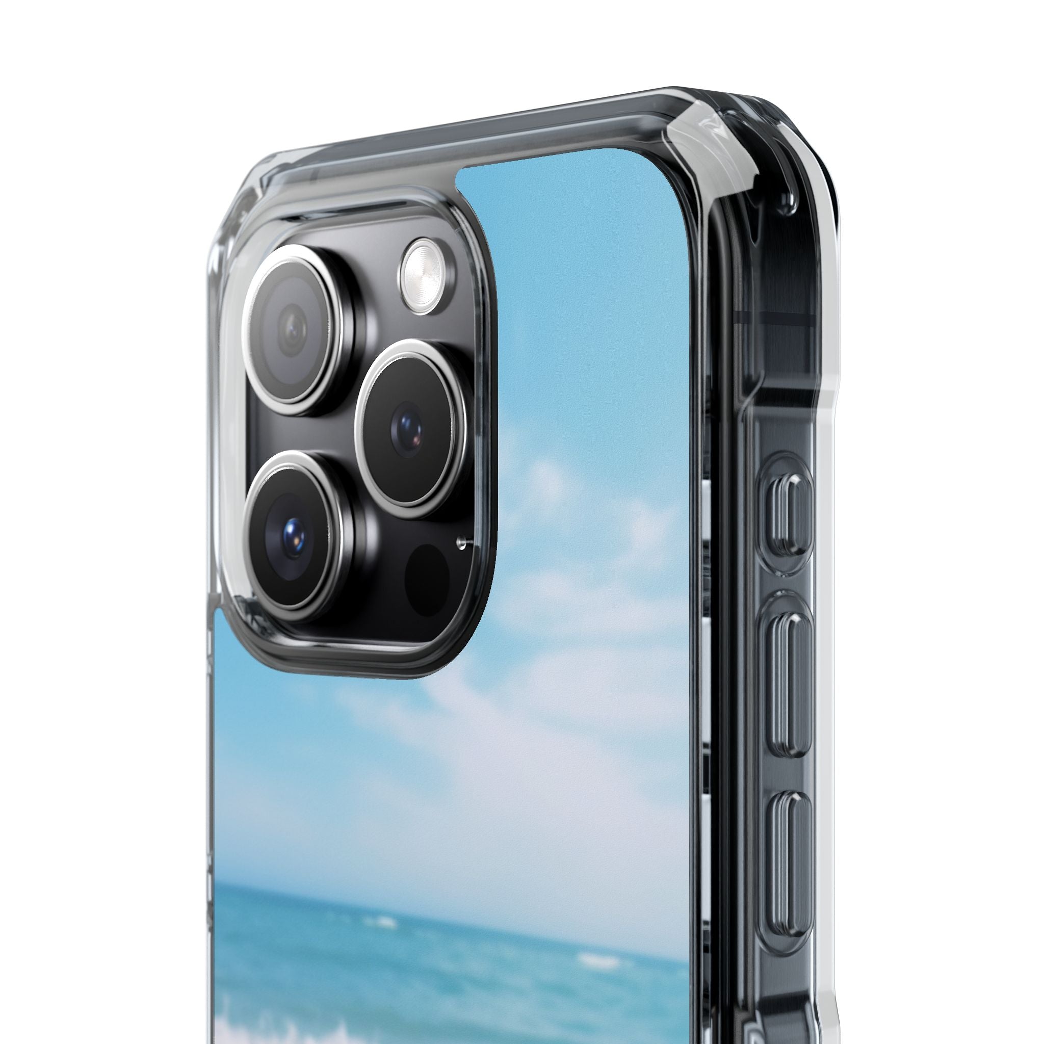 Shells Rest Beneath Waves iPhone Case - Impact
