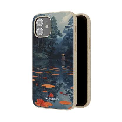 Tranquil Lotus Serenity | Biodegradable Phone Case