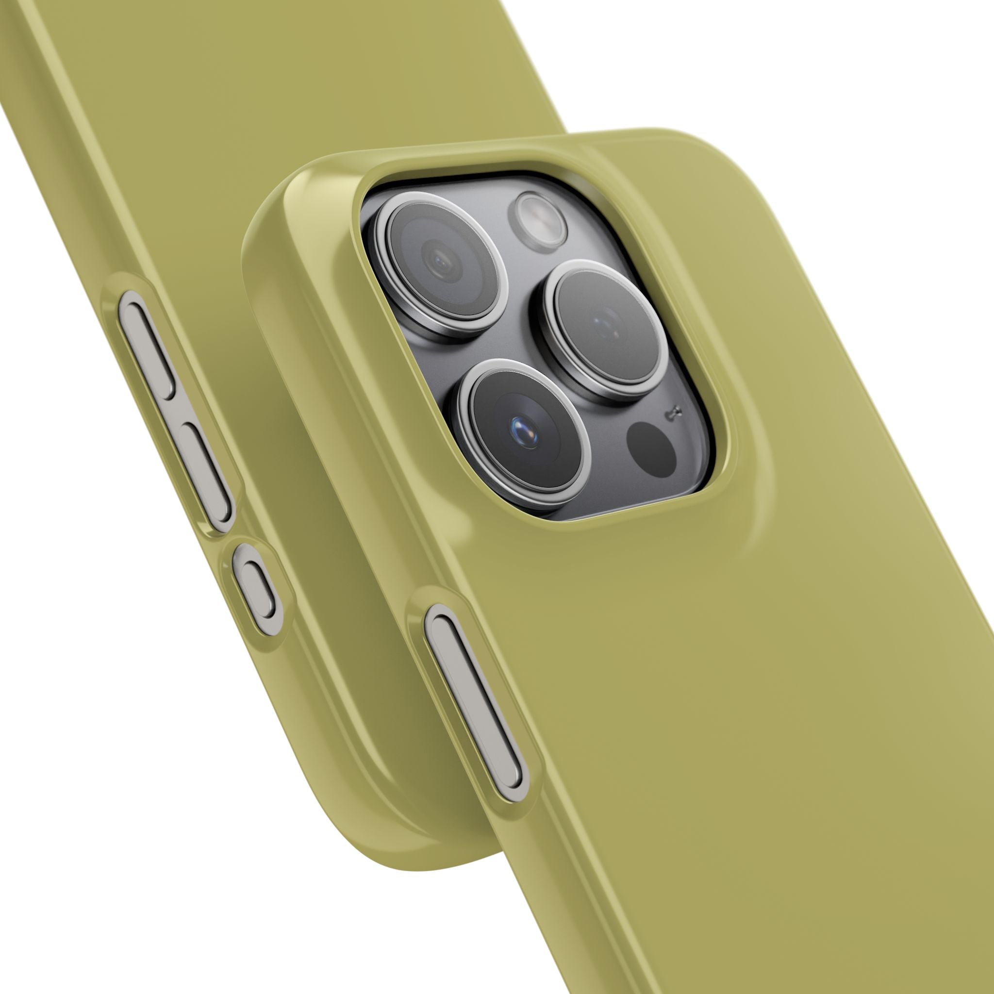 Dark Khaki iPhone 15 - Slim Phone Case