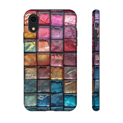 Pastel Mosaic Elegance - Protective Phone Case