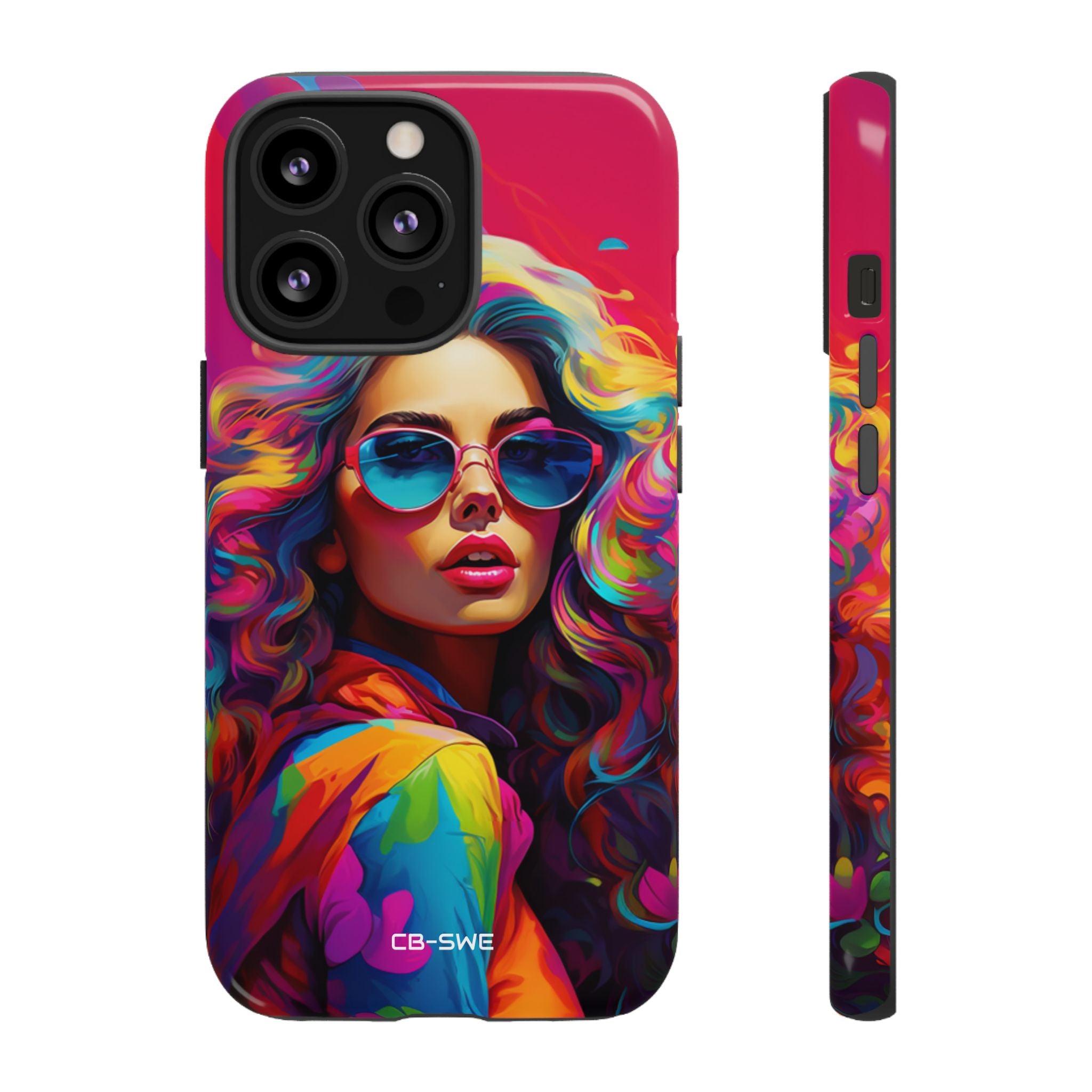 Surreal Color Fusion - iPhone Case